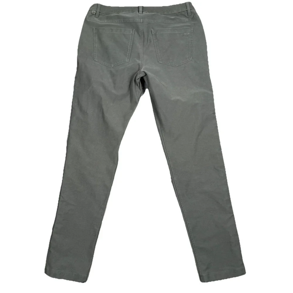 Lululemon ABC Classic Fit Pant Mens 33x33 Sage Green Warpstreme Tech Chino